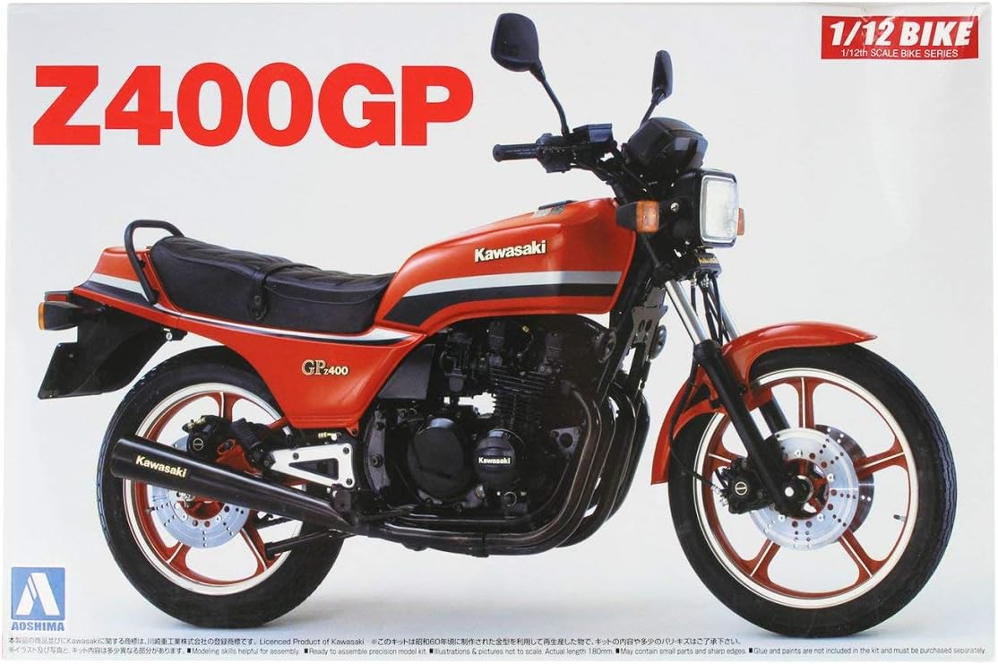 AOSHIMA 1/12 Motorcycle Model Building Kits No.27 Kawasaki Z400GP
