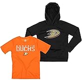 Outerstuff NHL Youth Boys (8-20) Team Color Primary Logo Performance Fleece Hoodie & Tee 2 Pc Set, Team Variation