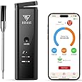 DOQAUS 520FT Wireless Meat Thermometer, Extra Long Range Bluetooth Meat Thermometer Wireless,100% Waterproof Meat Thermometer Digital Wireless for Oven Grill Smoker Cooking BBQ