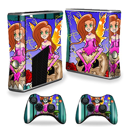 MightySkins Skin Compatible with Microsoft Xbox 360 S Slim + 2 Controller Skins…