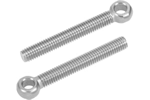 uxcell M8 x 60mm Machinery Shoulder Swing Lifting Eye Bolt 304 Stainless Steel Metric Thread 2pcs