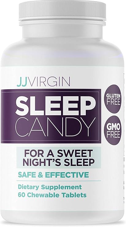 Amazon Com Jj Virgin Sleep Candy Chewable Sleep Aid With 5 Htp