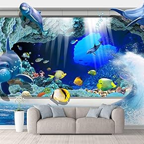 Wall Mural The Beautiful Undersea World Removable Self-Adhesive Large Wallpaper - 66x96 inches