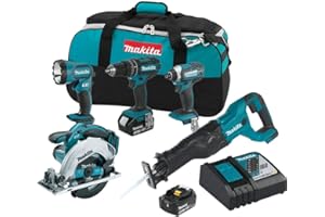 Makita XT505 18V LXT® Lithium-Ion Cordless 5-Pc. Combo Kit (3.0Ah)