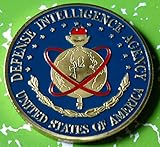 US Defense Intelligence Agency Military Colorized Challenge Art Coin