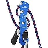 Ito Rocky Self-Braking Stop Descender - CE Certified Rescue &amp; Climbing Gear | Auto-Braking with Anti-Panic Function for Rescue, Cave Rappelling, Aerial Work, and Emergency Escape, Fits 9-12mm ropes
