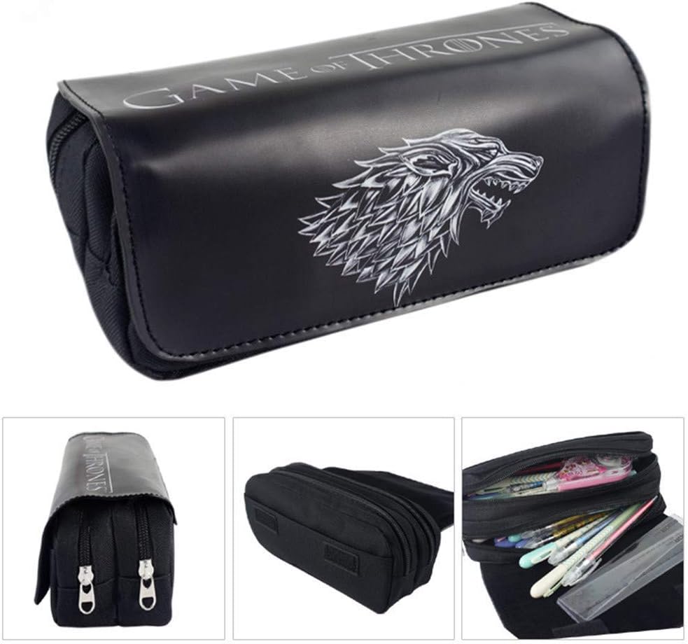 Pencil Case Large Capacity Pencil Bag,Game of Thrones Pencil Cases for School Student Boys Girls and Office
