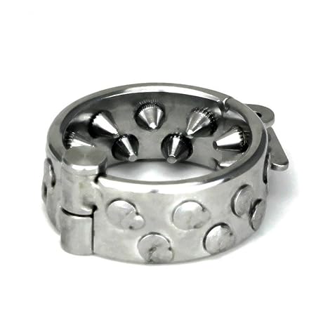 Raycity Male Chastity Ring Device 2 Rows Teeth 35