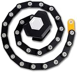 LuTuo Folding Bike Chain Lock 79cm Heavy Duty Alloy Steel with 3 Keys view 9