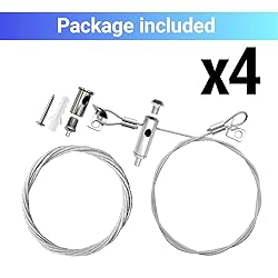 HAMRVL 4 Set Aquarium Light Suspension Cables Kit
