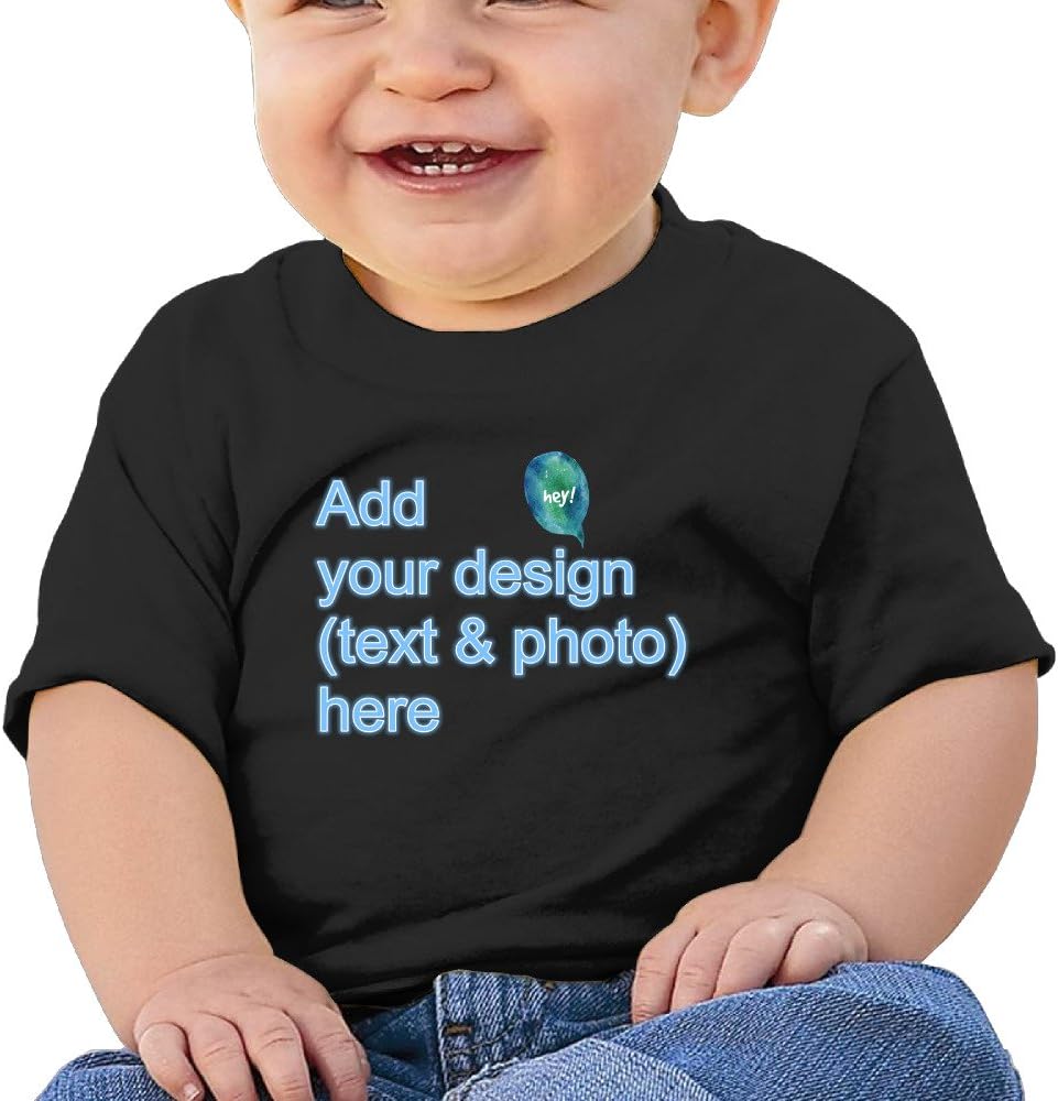 Baby/Toddler Tshirts Create Your Own Personalized Cute Custom Cotton T-Shirts