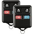 Discount Keyless Replacement Keyless Entry Car Remote Control Key Fob Clicker Compatible with Fod Lincoln Mercury (2 Pack)