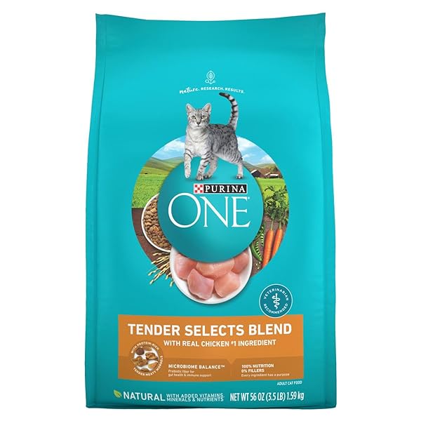 PURINA ONE, TENDER SELECTS BLEND CHICKEN & RICE...