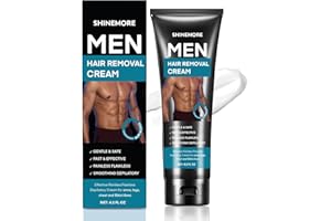 SHINEMORE Intimate/Private Hair Removal Cream for Women: Effective Painless Flawless Depilatory Cream for arms legs chest and Pubic Area - Suitable for All Skin Types - 120ml