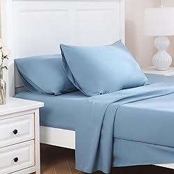 MEISHANG California King Size Sheet Set, Soft
