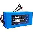 hplitebik 24v 8ah Lithium Ebike Scooter Battery with 30A BMS
