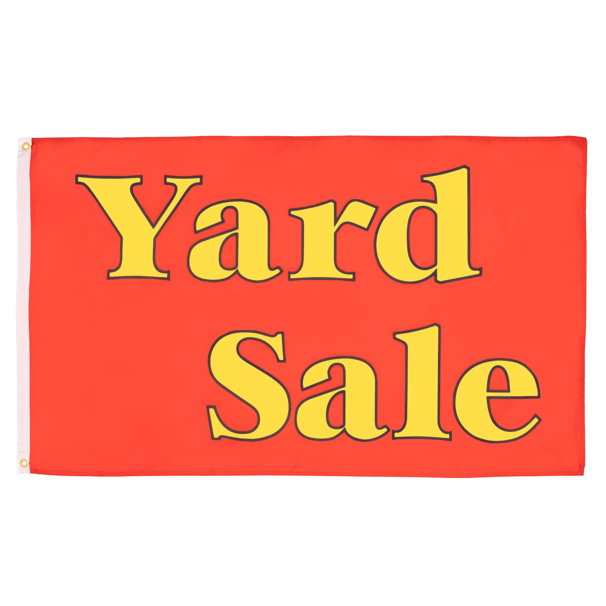 AZ FLAG - Yard Sale Red And Yellow Flag - 3x5 Ft - 100D Polyester Yard Sales Banner with Two Metal Grommets - Fade Resistant - Vivid Colors - 3' x 5' Feet - 150x90 Cm