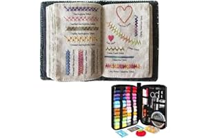 DIY Stitch Book,Embroidery Stitch Book,Comprehensive Sewing Guide, Sewing Tips for Beginners, Unique Embroidery Handmade Gift