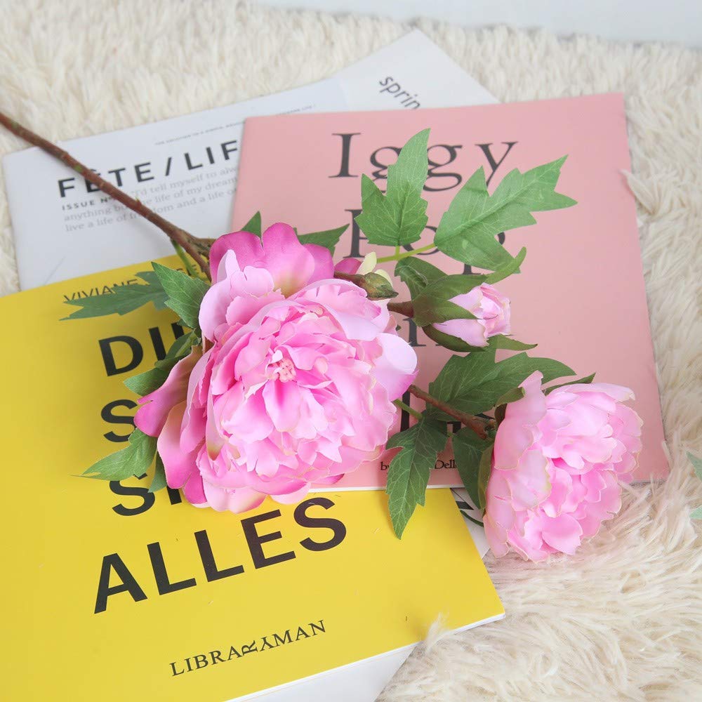 Koperras Fleurs Artificielles Fleur Plastique Fausse Fleur