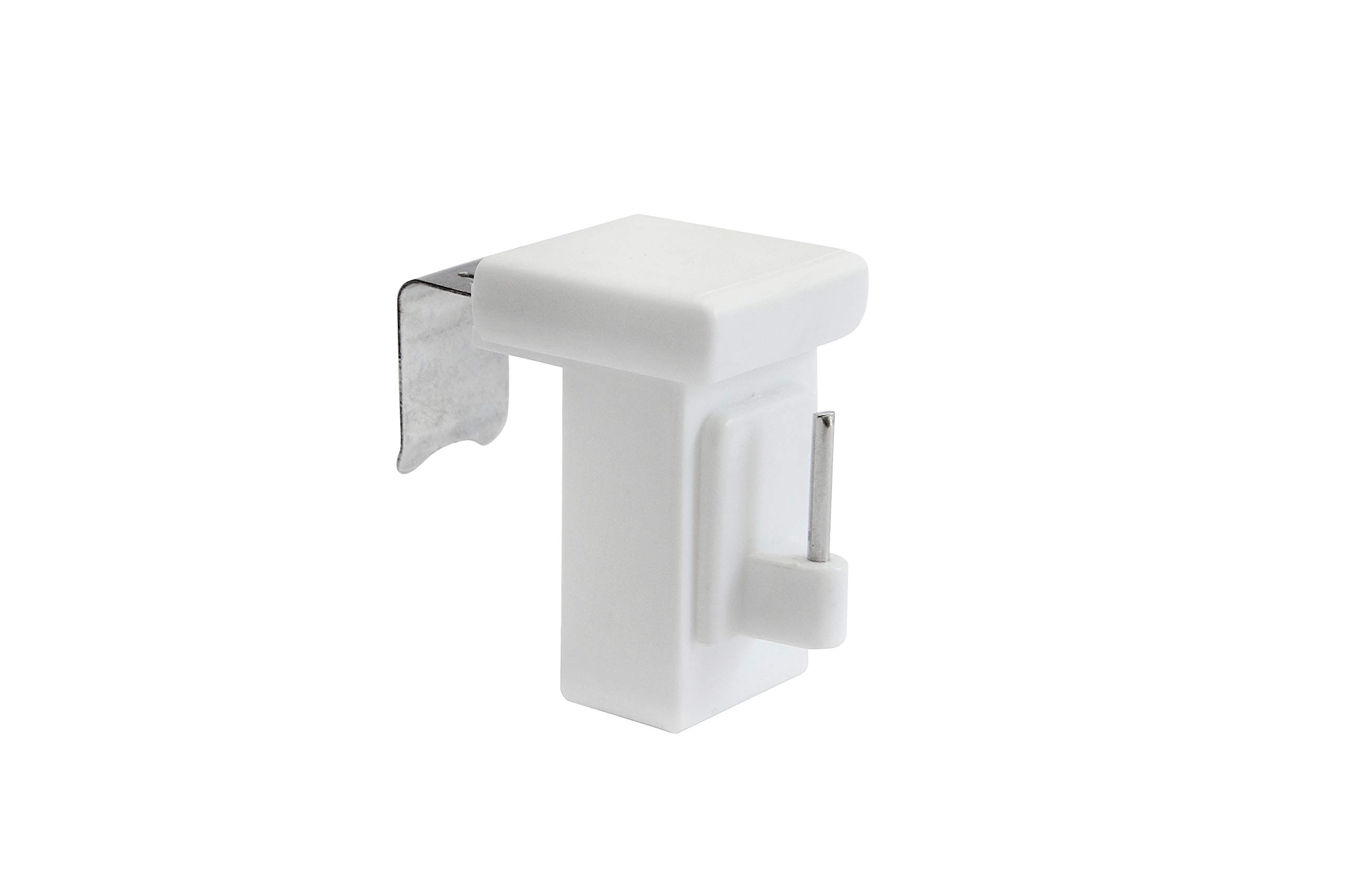 Dekondo - Pack of 20 Window Hooks Decoration Hooks Window Clip for Window Decoration White - Window Thickness: 10-27 mm Universal.