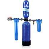 Aquasana Whole House Water Filter System | 1M Gal | Carbon &amp; KDF | WH-1000 | 10-Year Filter | 14.6 GPM | Reduces 97% Chlorine &amp; Sediment | Pre &amp; Post Filters Included | 10-Year Warranty
