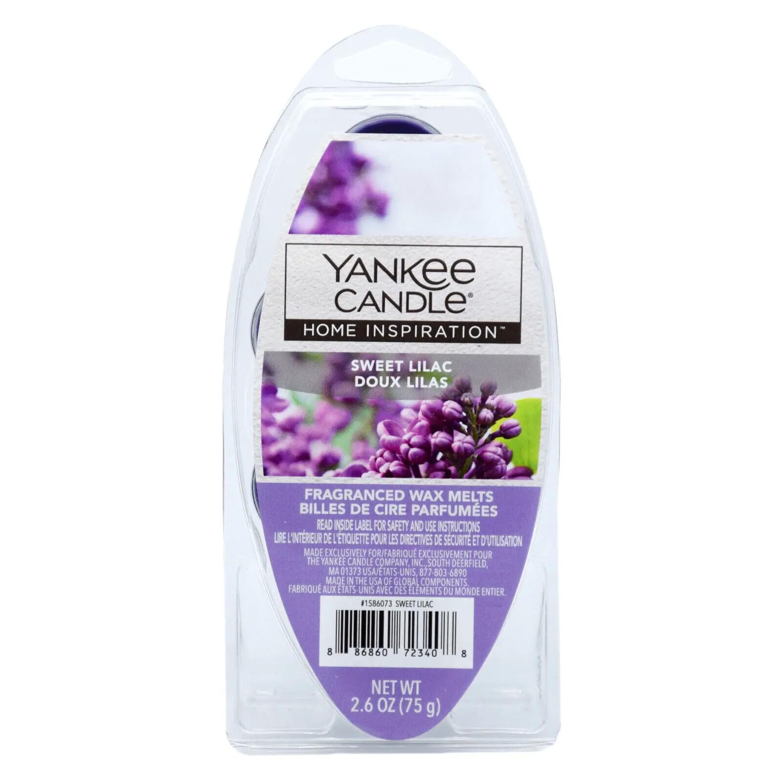 Yankee Candle Home Inspiration Sweet Lilac Wax Melts 2.6 Oz Qty 1 Pack