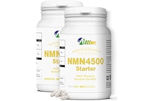 ALLBE NMN 4500 Ultra 75mg Capsules – Premium NMN Supplement Canada for NAD+ Boost, Cellular Energy, Vitamin B3 Support, Healt