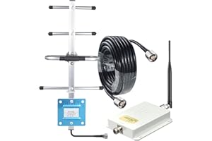 FUSTAR ATT Cell Phone Signal Booster T Mobile Cricket AT&T Signal Booster 5G 4G LTE Band 12/17 Cell Phone Booster ATT Cell Signal Booster T Mobile Signal Booster Cricket ATT Extender Cell Booster for Home