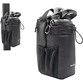 ZactOnly Magnetic Sport Bag For Men and Women Sling Gym Bag Travel Work with Water Bottle Holder, Phone Pockets Magnetic Attachment 46oz