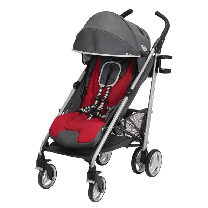 2014 Graco Breaze Click Connect Stroller, Chili Red