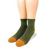 Warrior Alpaca Socks - Comfort Cushioned Retro Solid Quarter Crew for Adults - Unisex