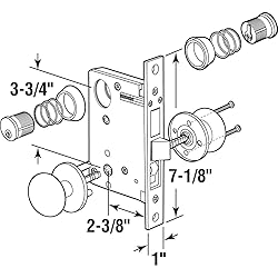 Prime-Line SE 27570 2-1/2 in. Backset, Entrance