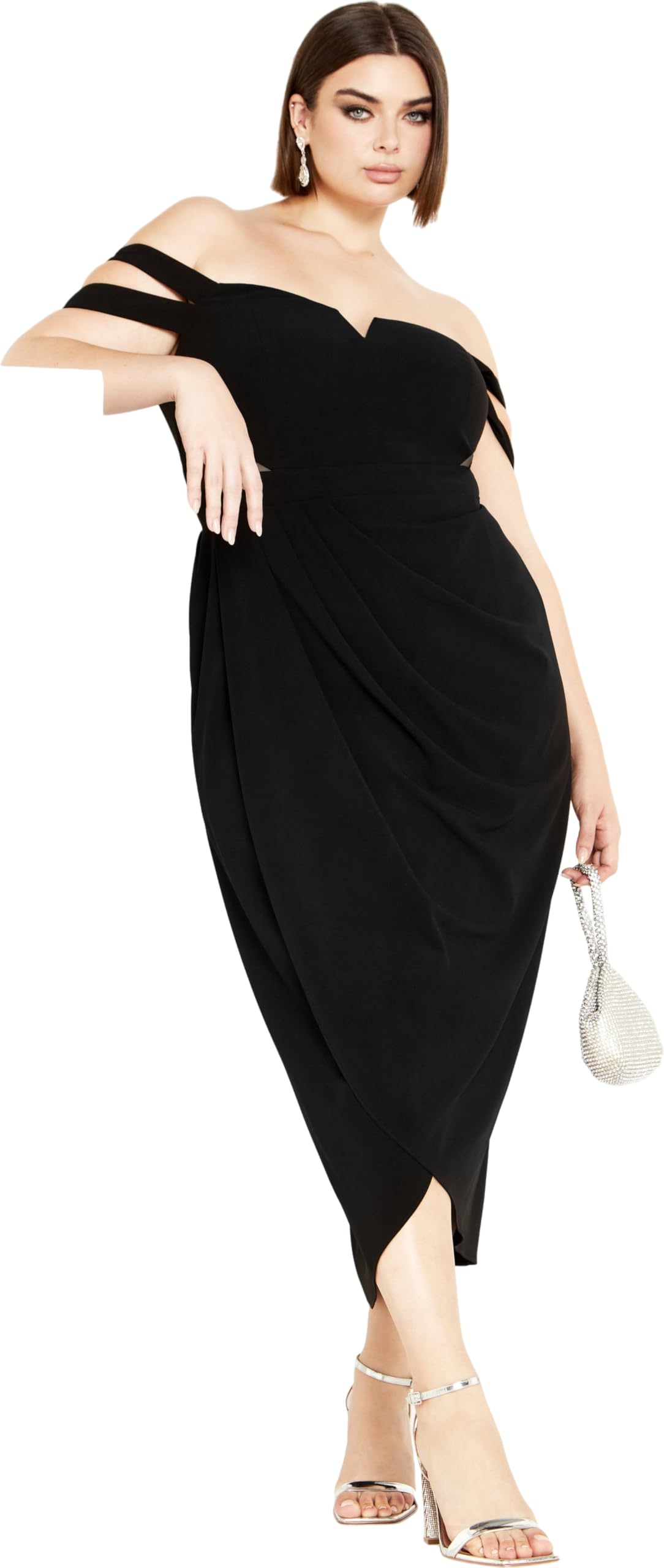Photo 1 of City Chic Women's CITYCHIC Plus Size Dress ROSA, Black, 16