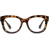 Peepers by PeeperSpecs womens Center Stage Progressive Square Oversized Blue Light Blocking Progressive Reading Glasses