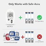 sinocare Safe-Accu Diabetes Test Strips 50 No Code Blood Glucose with Lancing view 3