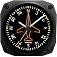 Trintec Directional Gyro Alarm Clock 3.5" Square Aviation Instrument Dial DM62