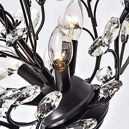 Modern Elegant K9 Crystal Chandelier Pendant Ceiling Lighting Fixture - 4 Lights