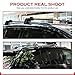 ALAVENTE Roof Rack Cross Bars for Jeep Compass 2011 2012 2013 2014 2015 2016 Crossbars Rooftop Luggage Rack for Compass (Black)