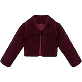 Lilax Girls Cozy Faux Fur Bolero Jacket Shrug