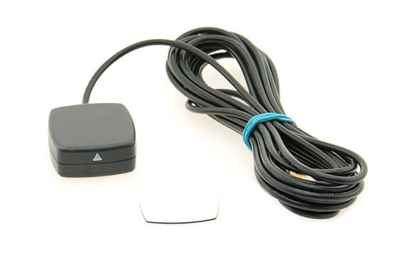 Alda PQ Antenne mit Magnetstandfuß für GPS mit MMCX/M-RA Stecker und 4m Kabel