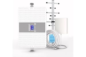 Cell Phone Booster for House, Band 4/5 Cell Phone Signal Booster Boost 3G 4G LTE Voice & Data for Rogers, Fido, Telus, Bell U