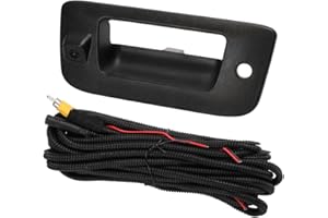 HUGALL Rear View Camera Backup Back Up Tailgate Door Handle Camera Compatible with Chevy 2007-2013 Silverado 1500 Sierra 1500 2009-2013 Silverado 2500 HD Silverado 3500 HD Sierra 2500 3500 HD
