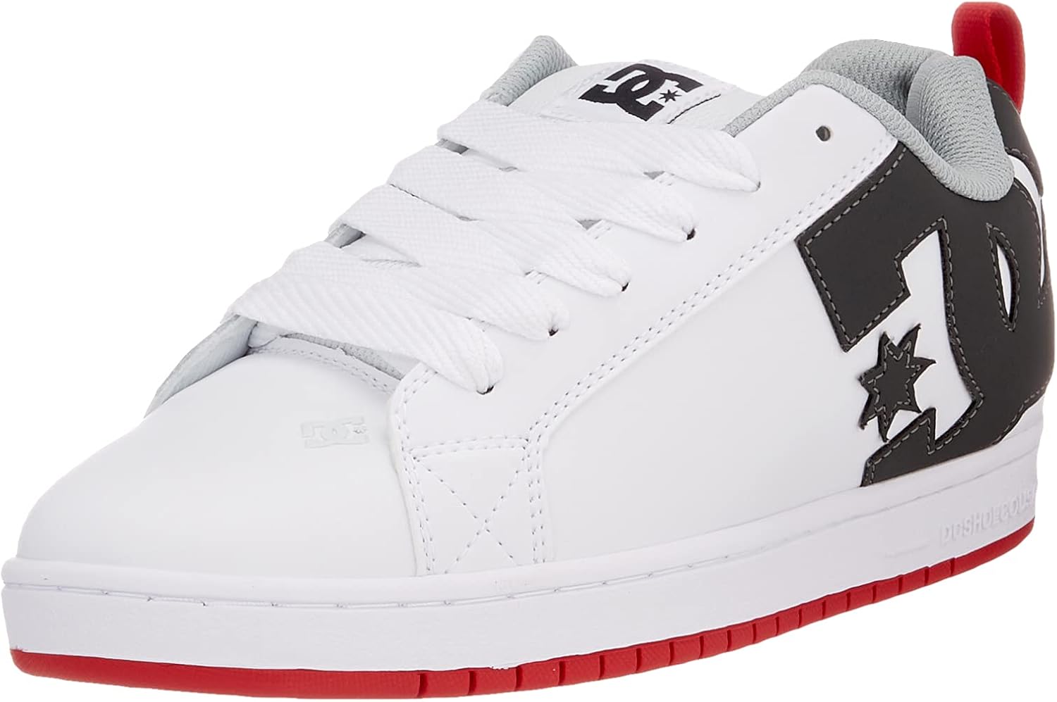 Scarpe DC Shoes Court Graffik Uomo - Sneaker In Pelle Con Suola In Gomma - Foto 5