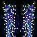 Globe String Lights,Bienna UL Listed Plug In 100 LED 33 ft/10 M Frosted Fairy [Waterproof] [8 Modes] Lighting for Outdoor Indoor Bedroom Outside Wedding Patio Christmas Xmas Holiday Party-Colorful