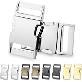 6 Sets Hundehalsband-Schnallen Mit D-Ring, Nickel-Finish – Für Halsbänder Aus Leder Oder Stoff