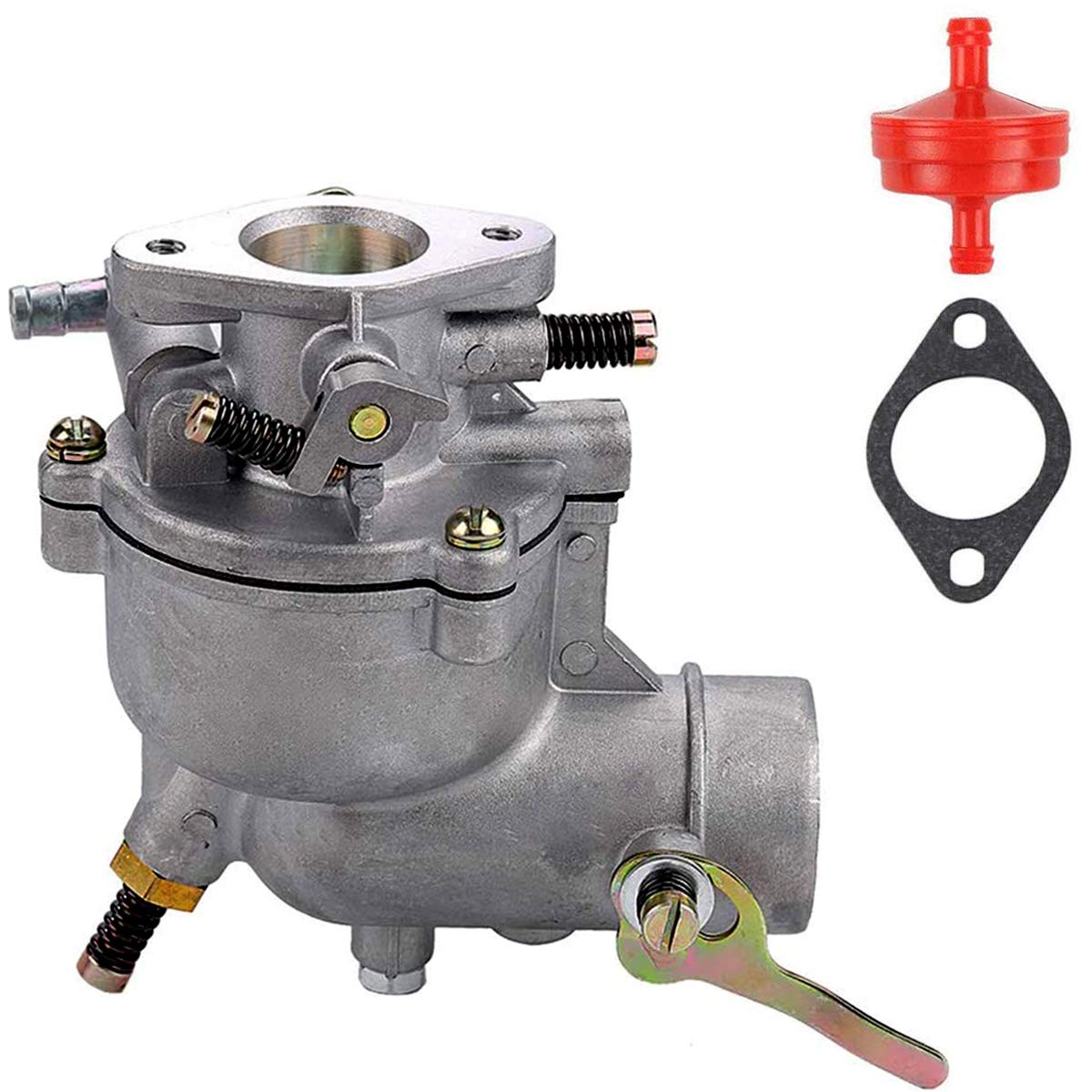 ZAMDOE Carburetor 390323 for Briggs & Stratton 398170 398170 7HP 8HP 9HP Horizontal Engines 194412 190432 190402 195422 190400 170401 Motor, with Gasket & Fuel Filter