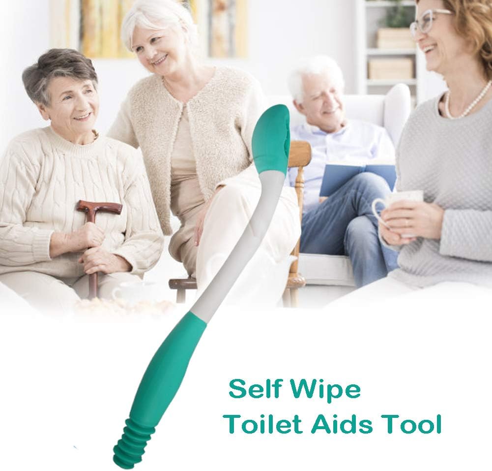 Toilet Aid Wiper Self Assist Bathroom Bottom Butt Wipe Helper Wand Long Reach Comfort Wipe Tool Paper Tissue for Pregnant After Surgery Seniors Arm Handicap Bariatric: Health & Personal Care
