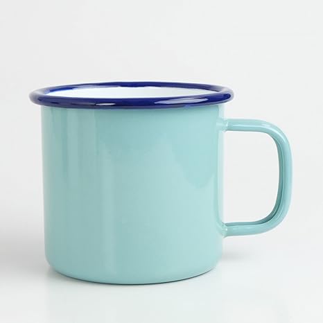 Amazon Co Jp Shasta シャスタ ホーローマグカップ 5ml ライトブルー マイカップ インテリア アウトドア 直火可 オーブン可 食洗器対応 Twa C 049lb ホーム キッチン