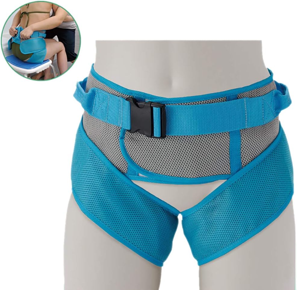 QETU Transfer Belt with Leg Loops - Secure Transfer and Walking Gait Belt - for Bariatric, Pediatric, Elderly, Handicap