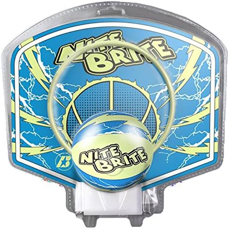 Baden Nite Brite Glow in The Dark Mini Ball and Hoop Set